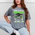 High School Level Complete Class Of 2024 Graduation Mineral Wash Tshirts Mineral Gray