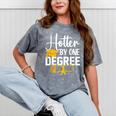 Hotter By One Degree Graduation 2025 Mineral Wash Tshirts Mineral Gray