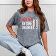 Hotter By One Degree Phd MBA College Graduation Mineral Wash Tshirts Mineral Gray