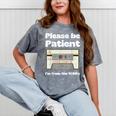 I'm From The 1900s Be Patient Retro Cassette Tape Mineral Wash Tshirts Mineral Gray I'm From The 1900s Be Patient Retro Cassette Tape Mineral Wash Tshirts Mineral Gray