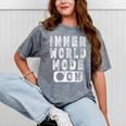 Inner World Mode On Introvert Saying Mineral Wash Tshirts Mineral Gray Inner World Mode On Introvert Saying Mineral Wash Tshirts Mineral Gray