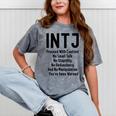 INTJ Rules Architect Personality Type Introvert Mineral Wash Tshirts Mineral Gray