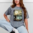 Introvert Bigfoot Sasquatch Loch Ness Monster Bruh Mineral Wash Tshirts Mineral Gray