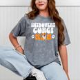 Introvert Corgi Mom Dog Pet Morca Works Dog For Men Women Mineral Wash Tshirts Mineral Gray