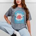 Introvert Cute Anti-Social Shy Person Inner Strength Mineral Wash Tshirts Mineral Gray