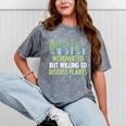 Introvert Farming Life Gardening For Geeky Plant Lover Mineral Wash Tshirts Mineral Gray