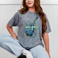 Introvert Music Lover Electric Guitar Rock Mineral Wash Tshirts Mineral Gray