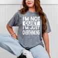 Introvert Quote Mineral Wash Tshirts Mineral Gray Introvert Quote Mineral Wash Tshirts Mineral Gray