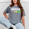 Introvert My Social Battery Low Level Graphic Mineral Wash Tshirts Mineral Gray Introvert My Social Battery Low Level Graphic Mineral Wash Tshirts Mineral Gray