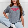 Introvert Valentines Day I Want You I Just Can't Flirt Mineral Wash Tshirts Mineral Gray