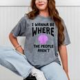 Introverted Sarcastic Humor Antisocial Introvert Mineral Wash Tshirts Mineral Gray