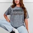 Introverted But Well-Read Book Lover Mineral Wash Tshirts Mineral Gray Introverted But Well-Read Book Lover Mineral Wash Tshirts Mineral Gray