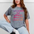 Introverted Willing To Discuss Siamese Sable Introvert Mineral Wash Tshirts Mineral Gray