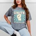 Introverts Unite Separately Introverted Antisocial Mineral Wash Tshirts Mineral Gray