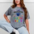 I Just Graduated 5th Grade Graduation Class 2022 Graduate Mineral Wash Tshirts Mineral Gray