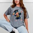 Kids Boys Grad Dabbing Graduation Class Of 2025 Mineral Wash Tshirts Mineral Gray