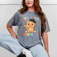 Kids Kindergarten Graduate Cat Graduation Mineral Wash Tshirts Mineral Gray