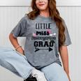 Kids Kindergarten Graduation Shirt Girls Daughter Granddaughter Mineral Wash Tshirts Mineral Gray