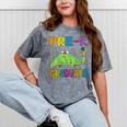 Kids Pre-K Graduate Brontosaurus Dino Pre Kindergarten Graduation Mineral Wash Tshirts Mineral Gray