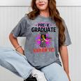 Kids Pre K Graduation Flossing Girl Nailed It Graduate Girls Mineral Wash Tshirts Mineral Gray