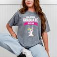 Kids Preschool Graduate 2018 Unicorn Dab Graduation Pre-K TShirt Mineral Wash Tshirts Mineral Gray