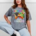 Kindergarten Level Complete Last Day Of School Graduation Mineral Wash Tshirts Mineral Gray