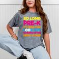 Last Day Pre-K Kindergarten Here I Come Graduation T-Shirt Mineral Wash Tshirts Mineral Gray