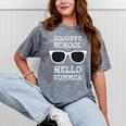Last Day Of School Shirt Teacher Shirt Graduation Shirt Men Women Kids Mineral Wash Tshirts Mineral Gray