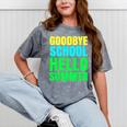 Last Day Of School Shirt Teacher Tee Graduation Mineral Wash Tshirts Mineral Gray