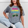 Last Day Of School Spanish Teacher Graduation T-Shirt Mineral Wash Tshirts Mineral Gray