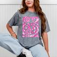 Last Day Of School Teacher Students School Graduation Groovy Mineral Wash Tshirts Mineral Gray