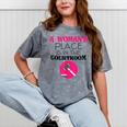 Lawyer Attorney Law School Graduation Female Women Mineral Wash Tshirts Mineral Gray