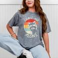 Leave Me Alone Raccoon Lover Introvert Antisocial Shy INTP Mineral Wash Tshirts Mineral Gray