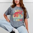 I Love 70's Music Retro Style Nostalgia Cassette 1970s Party Mineral Wash Tshirts Mineral Gray