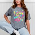 I Love The 90'S 90s Retro Nostalgia Mineral Wash Tshirts Mineral Gray