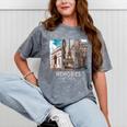 Making Memories In Paris Photo Nostalgia Travel Humor Mineral Wash Tshirts Mineral Gray
