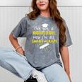 Masters Degree Graduation Men Women MSW MPH Premium Mineral Wash Tshirts Mineral Gray