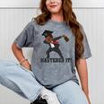 Masters Graduation Mastered It Dabbing Man Tee Mineral Wash Tshirts Mineral Gray