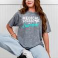 Medical School Survivor Med Student Graduation Mineral Wash Tshirts Mineral Gray