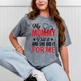 My Mommy Did It And She Did It For Me Nurse Graduation Mom Mineral Wash Tshirts Mineral Gray
