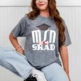 MSN Masters Graduation Men Women Son Daughter Mineral Wash Tshirts Mineral Gray