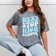 Next Stop High School Elementary School Graduation 2025 Mineral Wash Tshirts Mineral Gray