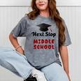 Next Stop Middle School Graduation Mineral Wash Tshirts Mineral Gray