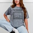 Do Not Tap On The Glass Sound Booth Introvert Mineral Wash Tshirts Mineral Gray