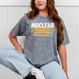 Nuclear Engineer In Progress Engineer Graduation Mineral Wash Tshirts Mineral Gray