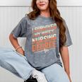 Nurse Graduation I Survived My Wife'S Nursing Degree Nurse Mineral Wash Tshirts Mineral Gray