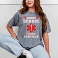 Paramedic School Graduation Shirt Survivor Mineral Wash Tshirts Mineral Gray