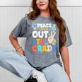 Peace Out 5th Grade Fifth Grade Graduation T-Shirt Mineral Wash Tshirts Mineral Gray