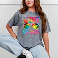 Peace Out 5th Grade Tie Dye Graduation Last Day Of School Mineral Wash Tshirts Mineral Gray