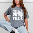 Peace Out Pre-K Great Class Of 2019 Graduation T-Shirt Mineral Wash Tshirts Mineral Gray